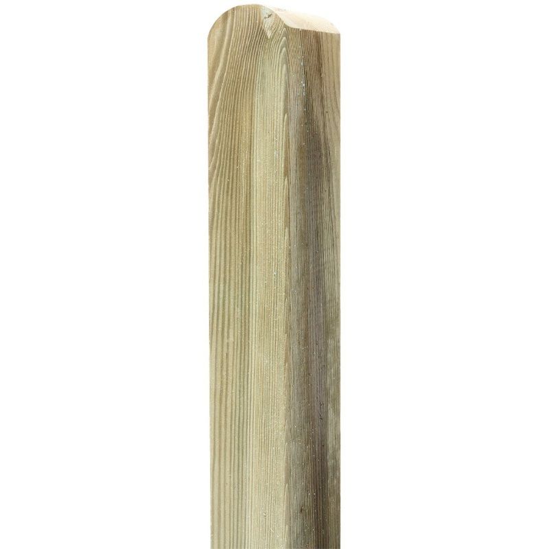GRANGE RTPPOST ROUND TOP PALISADE POST 70 x 70mm x 1.5m GREEN