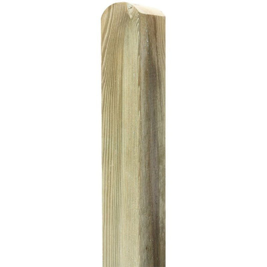 GRANGE RTPPOST ROUND TOP PALISADE POST 70 x 70mm x 1.5m GREEN