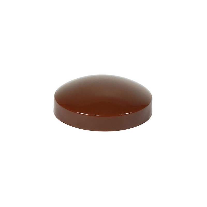 TIMCO PLASTIDOME SCREW CAPS (BAG 100) BROWN BROWNPLAST