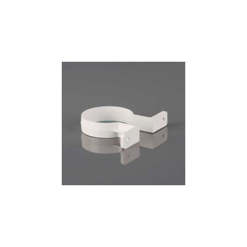BRETT DOWNPIPE ROUND BRACKET ARCTIC WHITE BR207A