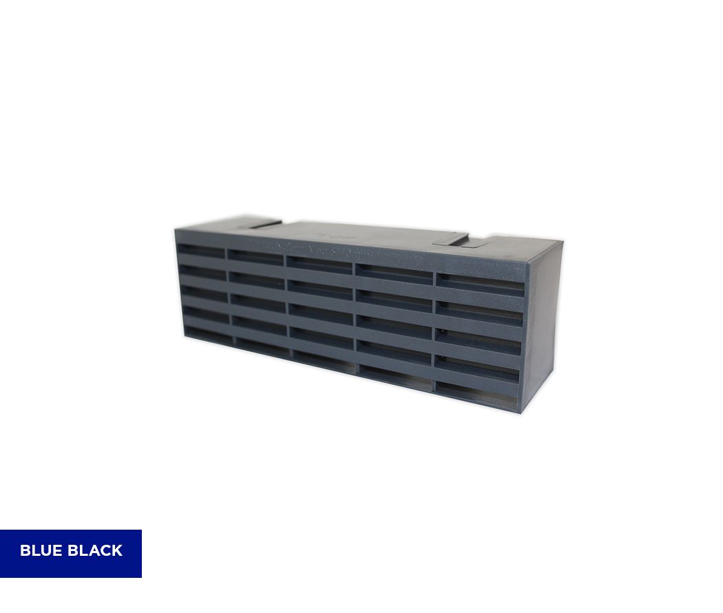 TIMLOC PLASTIC AIRBRICK 9 x 3" BLUE BLACK 1201ABBB