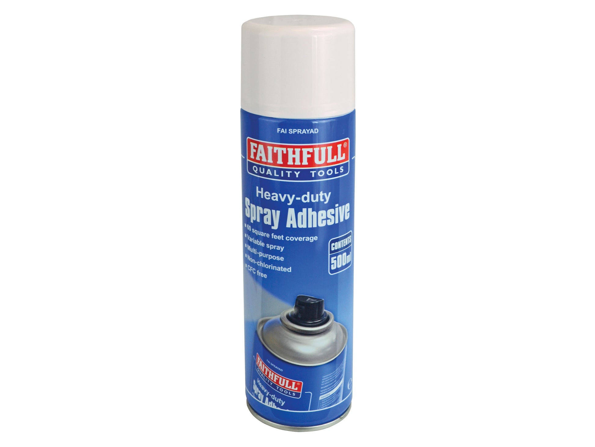 FAITHFULL FAISPRAYAD NO-CHLORINATED SPRAY ADHESIVE 500ml
