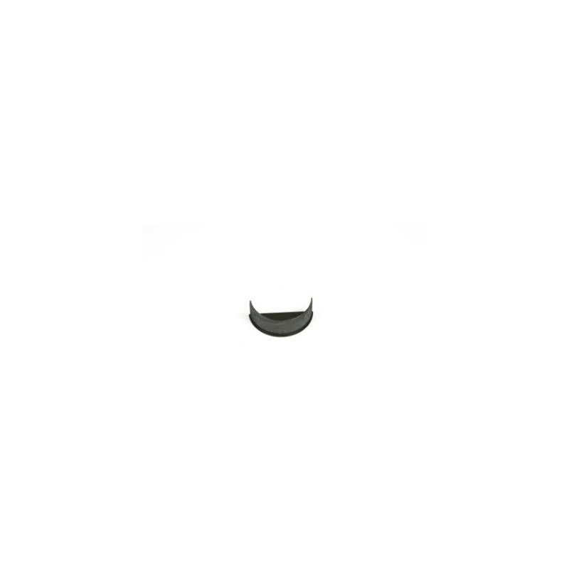 BRETT CAST IRON STYLE ROUNDSTYLE INTERNAL STOP END 112mm BLACK BR046CI