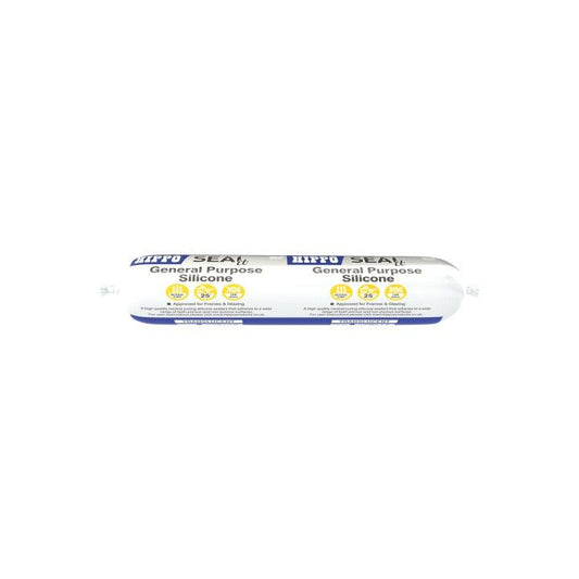 HIPPO GENERAL PURPOSE SILICONE 400ml ECO-PACK CLEAR H18565