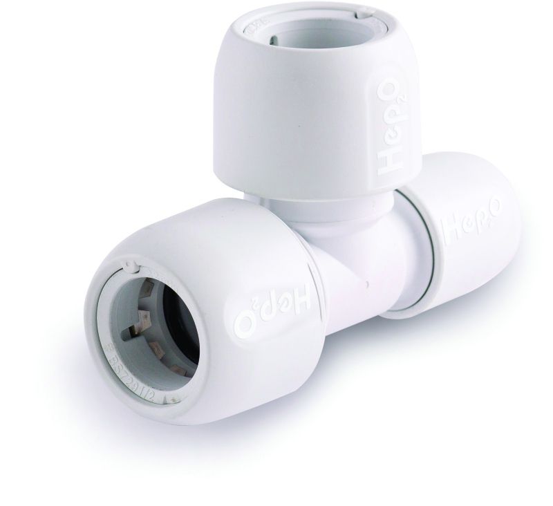 HEP2O END REDUCER TEE 22 x 15 x 22mm HD12/22