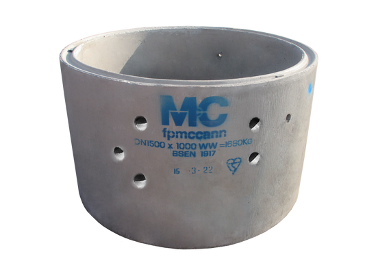 F P MCCANN 1500mm DIA x 1000mm PCC SOAKAWAY RING W/ STEPS 2900