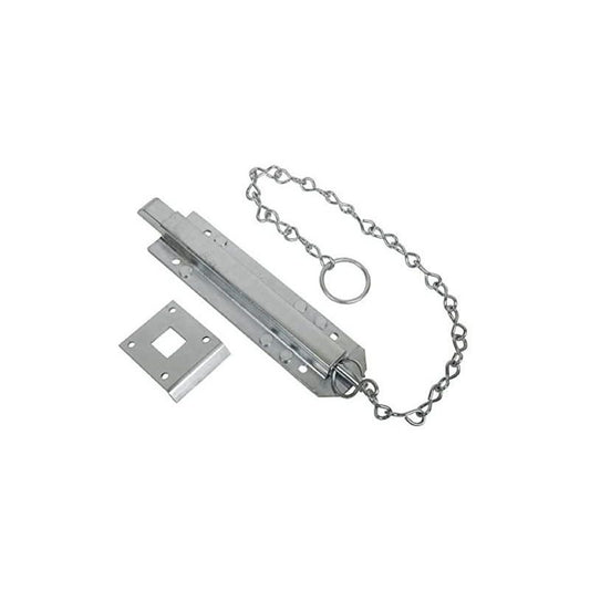 200mm 8" No 66 BZP CHAIN BOLT PREPACKED 66--PP0000ZP