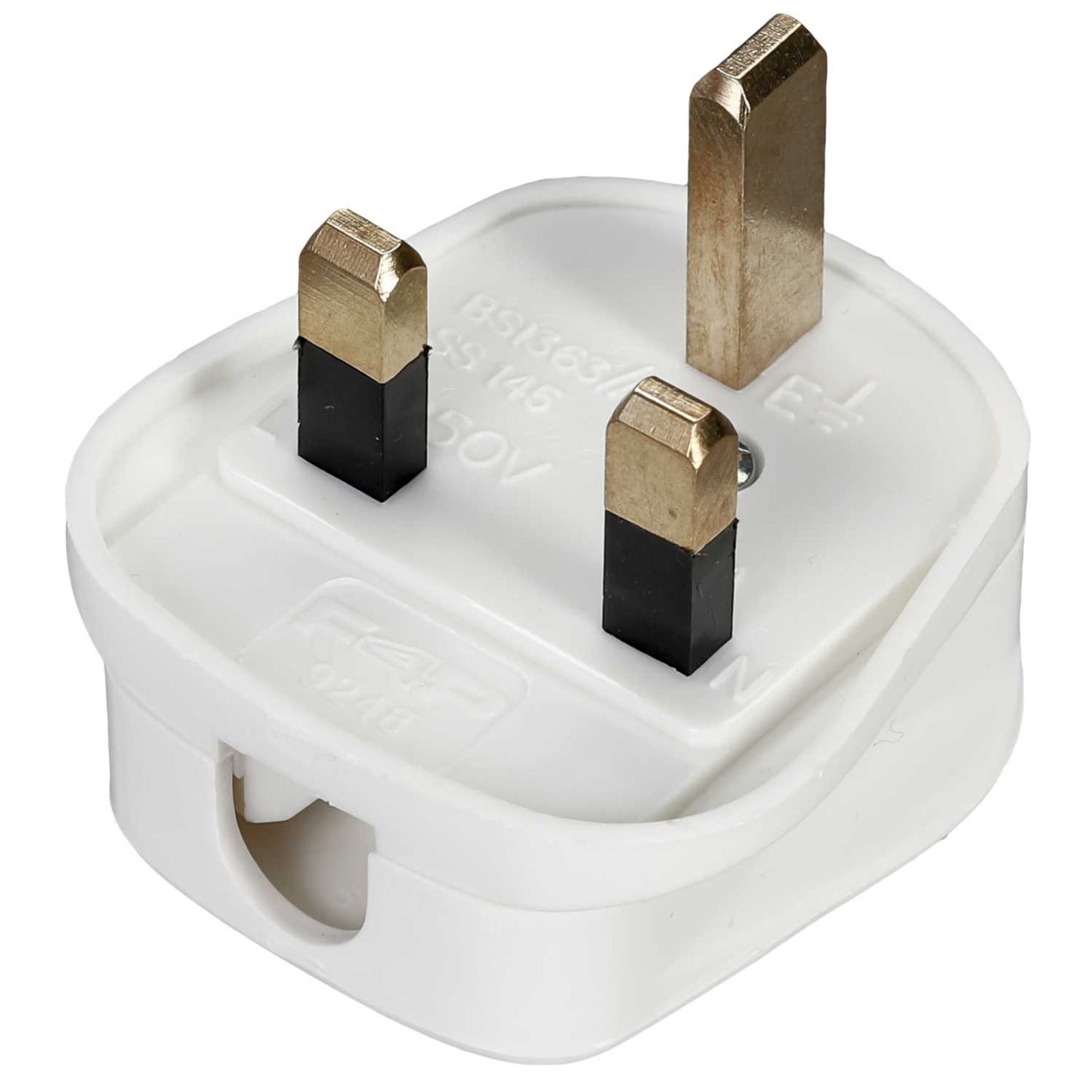 F4P 13A Rubber Plug White