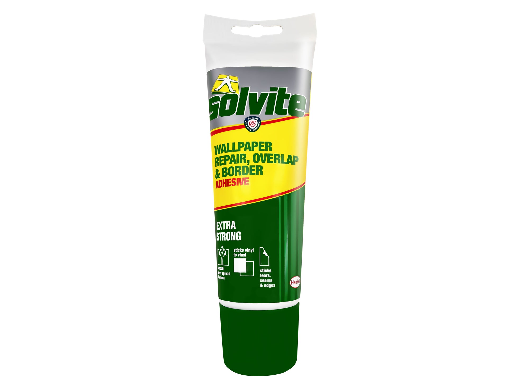 SOLVITE SLV1574677 TUBE OF EXTRA STRONG WALLPAPER OVERLAP & BORDER ADHESIVE