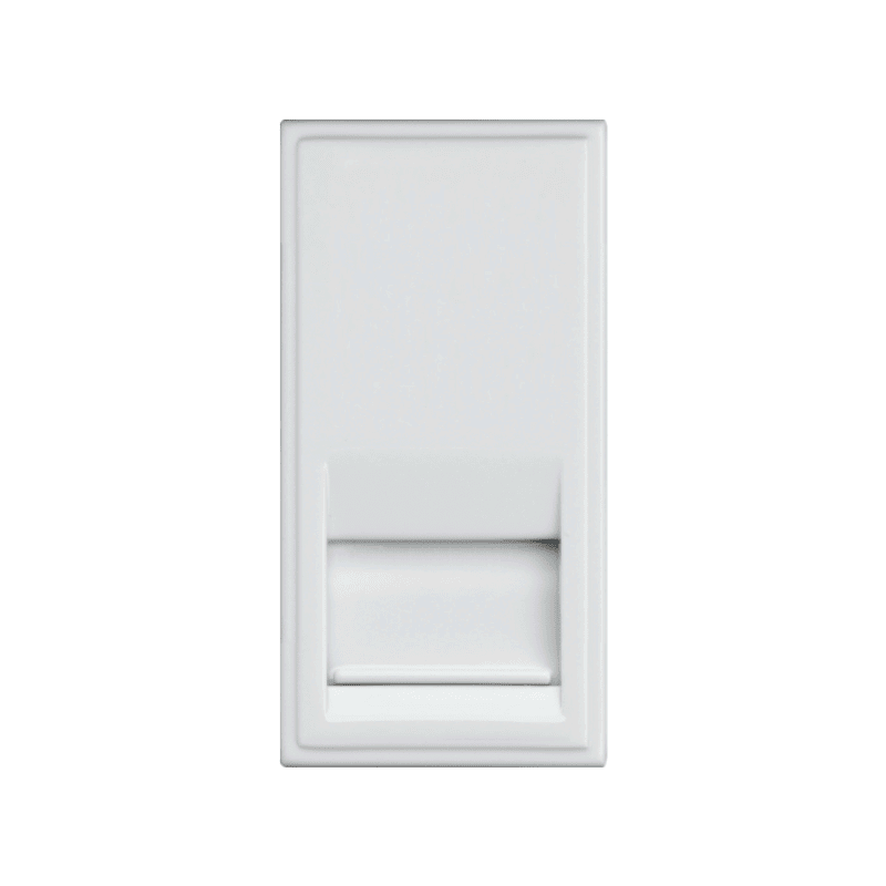 HAGER WMMRJ45 RJ45 CAT6 EURO MODULE WHITE