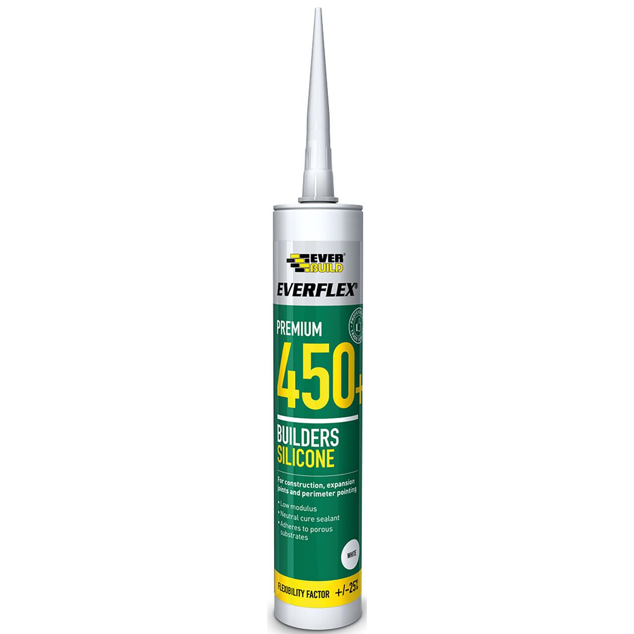 Everbuild 450 Construction Silicone Translucent 450TR