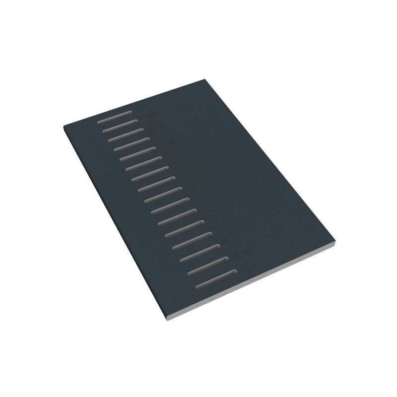 FREEFOAM VENTED GENERAL PURPOSE BOARD 5m x 605mm WOODGRAIN ANTHRACITE GREY GPBV605WGAG