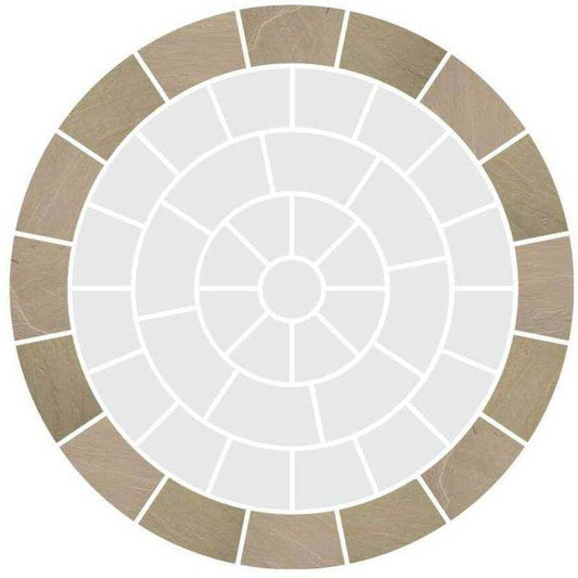 GLOBAL STONE SANDSTONE OUTER RING ONLY 3.6m YORK GREEN YGSC3600