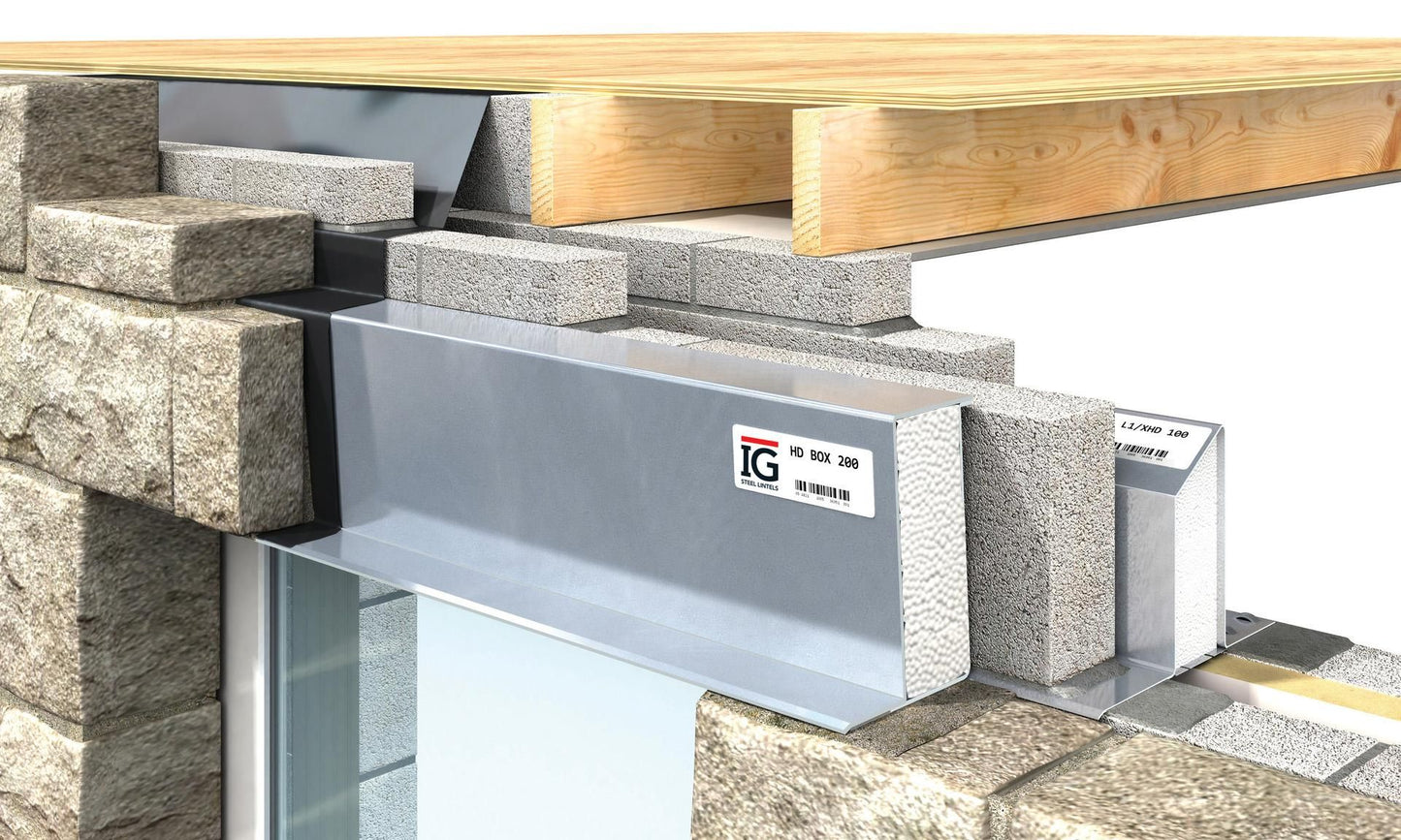 IG Lintel HD Box 200 2400mm Insulated 