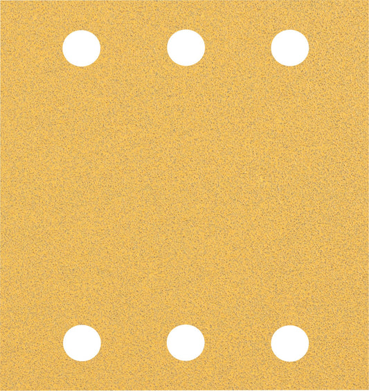 BOSCH 2608900892 PACK OF 10 VELCRO BACKED ORBITAL SANDING SHEETS 80 GRIT 115mm