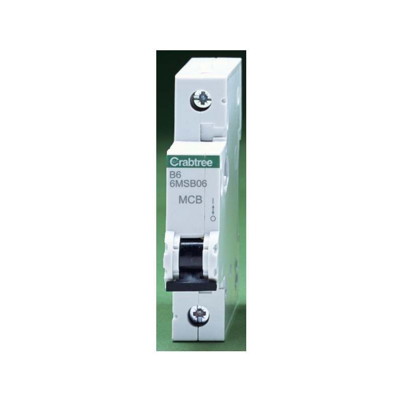 CRABTREE 6MSB06 1-POLE TYPE B MCB 6a