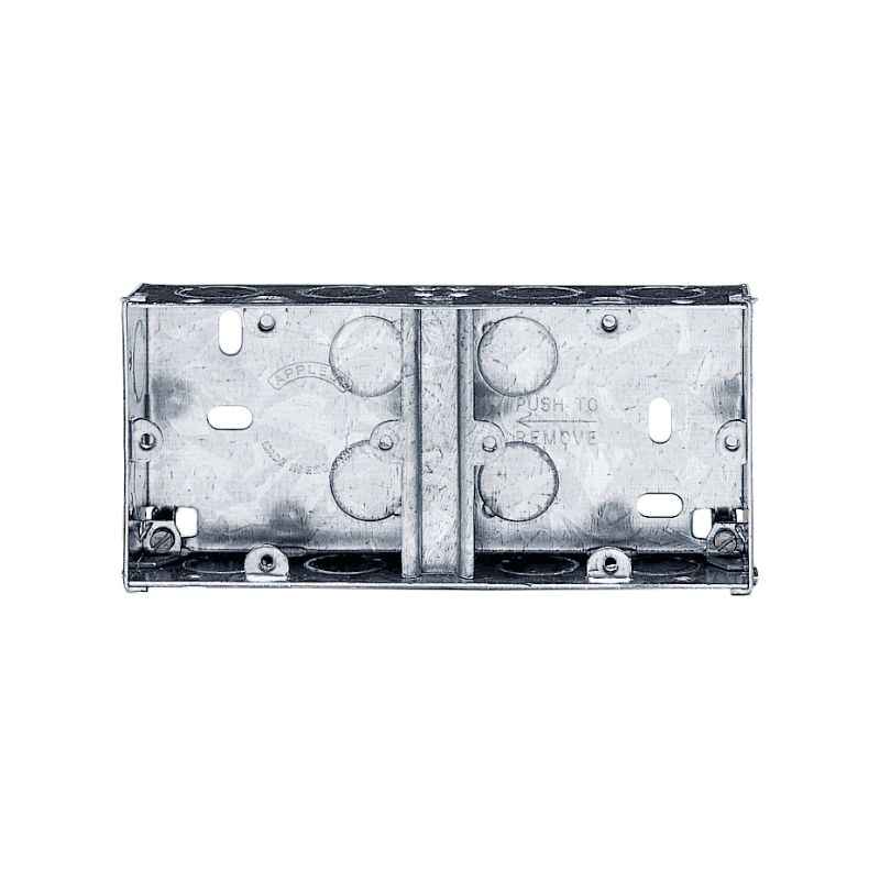 APPLEBY SB636 1-GANG DUAL FLUSH STEEL INSTALLATION BOX 35mm