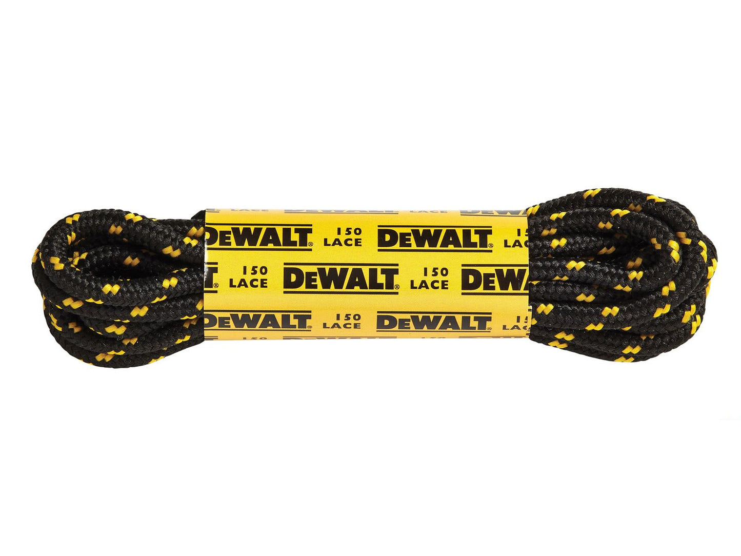 DEWALT DEWLACESPAIR BOOT LACES 150cm BLACK (PAIR)