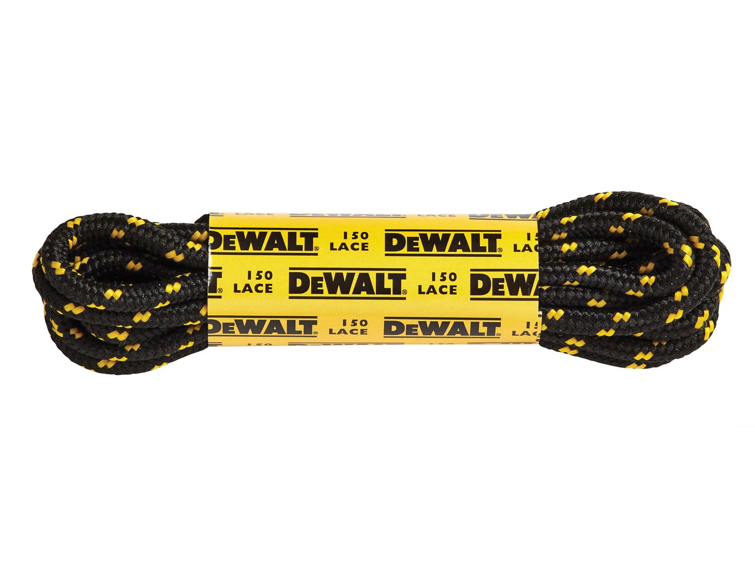 DEWALT DEWLACESPAIR BOOT LACES 150cm BLACK (PAIR)