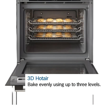 HOPKINS HOMES BOSCH MHS133BR0B SERIES 2 BUILT IN DOUBLE OVEN BRUSHED STEEL