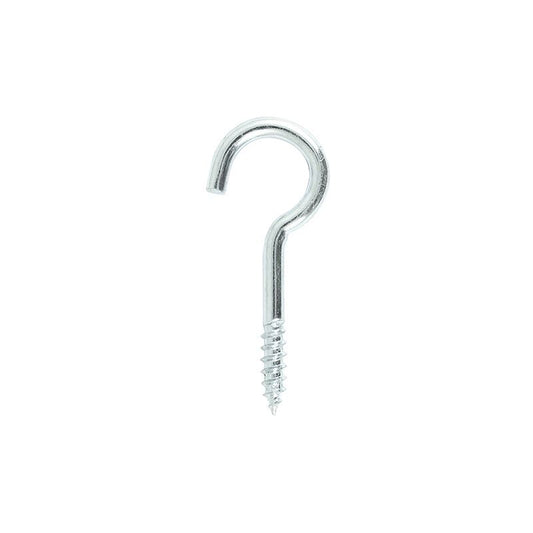 TIMCO SCREW HOOKS BRIGHT ZINC PLATED 100mm (BAG 2) 100SHP
