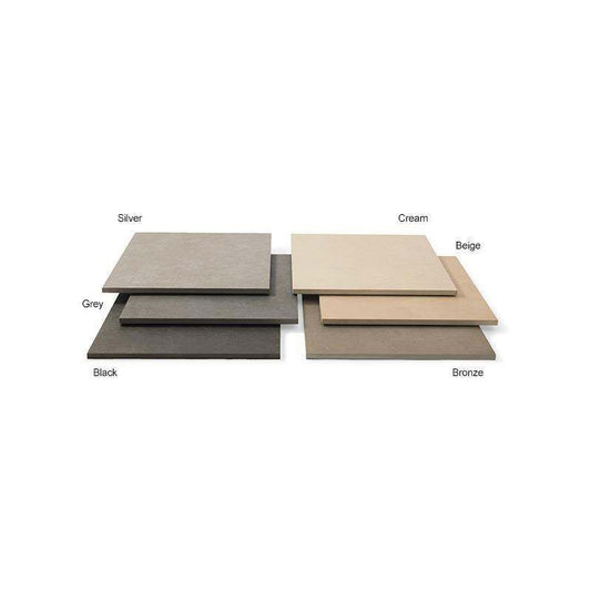STONEMARKET FORTUNA VITRIFIED PORCELAIN 595 x 595mm GREY KF8885034