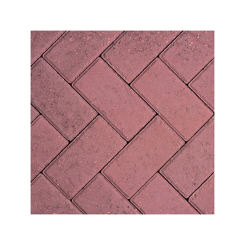 BRADSTONE EUROPA DRIVEWAY PAVIOUR 200 x 100 x 60mm RED 01994