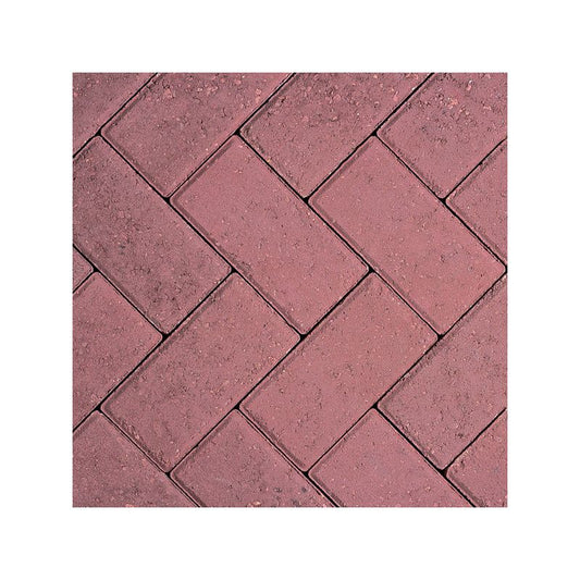 BRADSTONE EUROPA DRIVEWAY PAVIOUR 200 x 100 x 60mm RED 01994