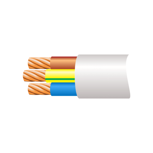 DONCASTER CABLE 3183TQ2.5W050 RUBBER 0HBN4-F 2.5mm WHITE