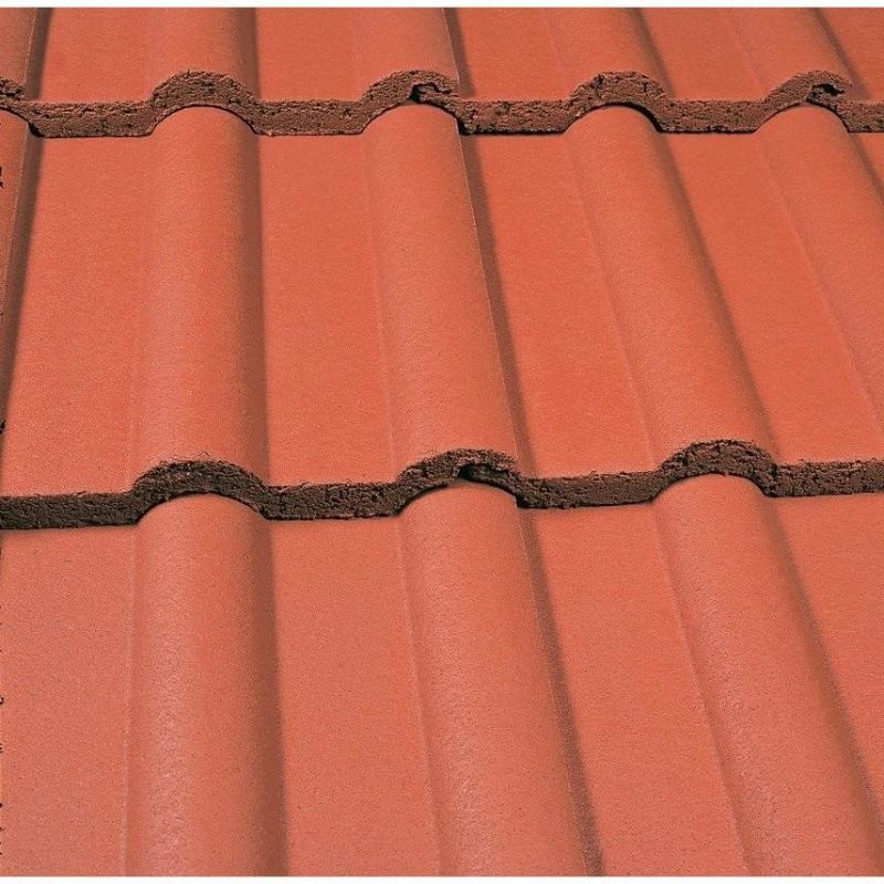 MARLEY DOUBLE ROMAN ROOF TILE MOSBOROUGH RED MA10339