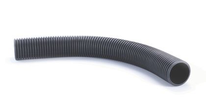 POLYPIPE RIDGIDUCT BEND 100mm x 22.5deg BLACK RBDB100X22X0.42