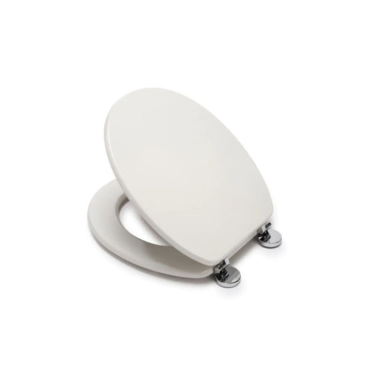 CROYDEX WL600822H KEILDER FLEXI-FIX MOULDED WOOD TOILET SEAT WHITE