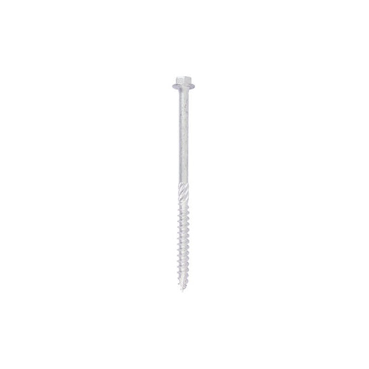 TIMCO INDEX SCREW HEX 8 x 200mm SILVER (PACK 10) 8200INI