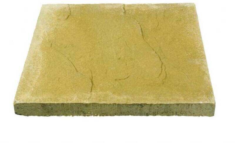 BRETT BROADWAY ECO RIVEN FLAG 450 x 450 x 32mm BUFF BER03BF