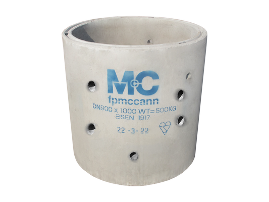 F P MCCANN 900mm DIA x 1000mm PCC SOAKAWAY RING NO STEPS 2881