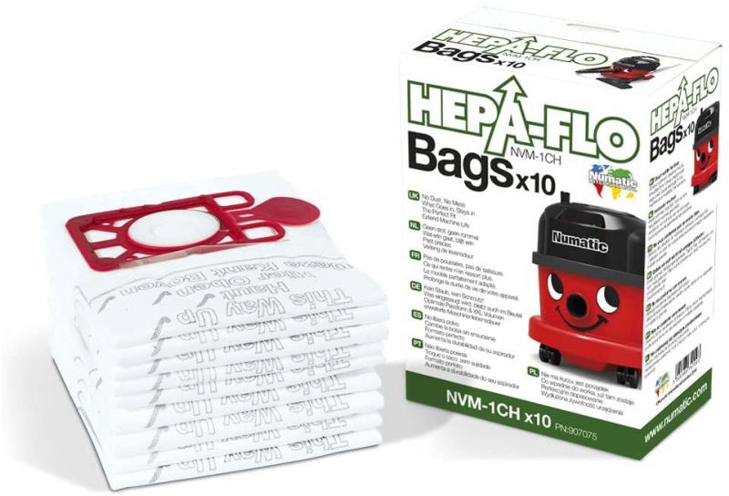 NUMATIC HENRY VACUUM BAGS (PACK 10)