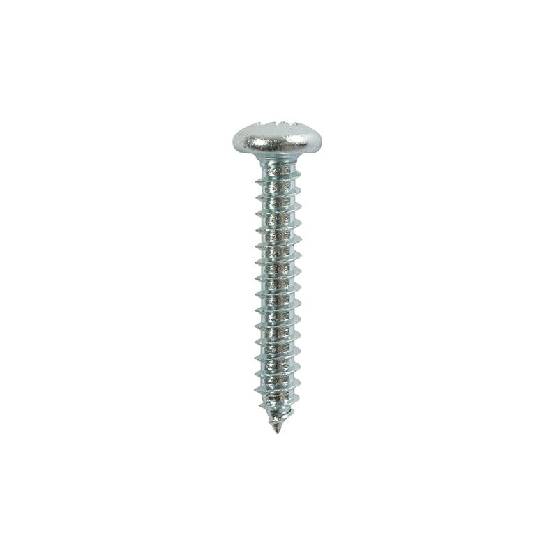 TIMCO CROSS PAN SELF TAPPING SCREWS BRIGHT ZINC PLATED 10 x 3/4" (BAG 10) 01034CPAZP