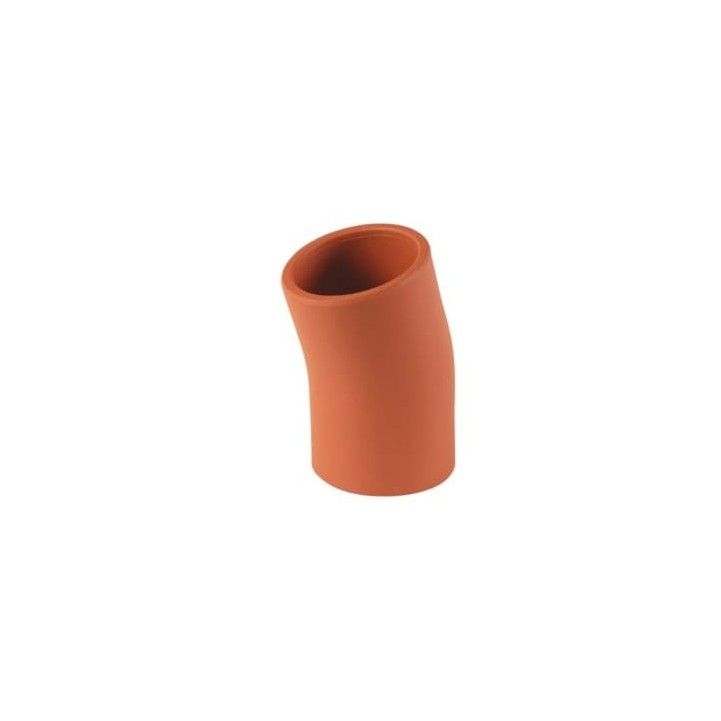 CANOVA CLAY SUPERSLEVE SINGLE SOCKETED BEND 225mm x 15deg SB4/5S