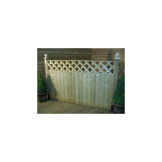 DENBIGH TIMBER ELITE OAK PRECEDENT FENCE PANEL x 5' PR/OAK5'