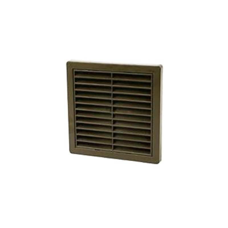 MANROSE FIXED GRILLE 140 x 140mm 100mm/4" BROWN 1152B