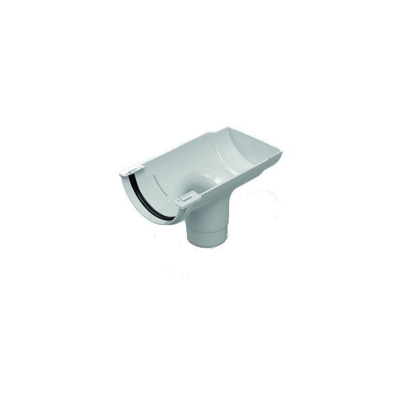 MARLEY CLIPMASTER STOP END OUTLET 112mm GREY ROC2G