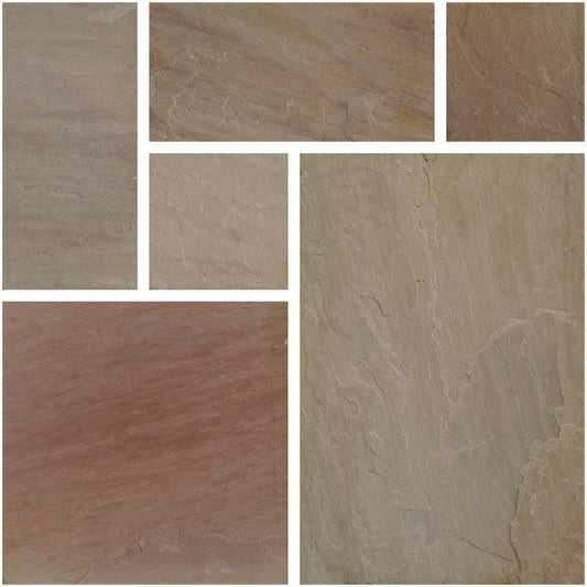 PAVESTONE TUDOR ANTIQUE PAVING 15m2 PACK CAMBRIDGE CALIBRATED 01000022