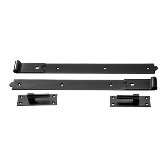 450mm 18" No 128 BLACK STRAIGHT HOOK & BAND PAIR LOOSE 128-0450BK