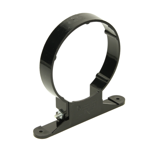 POLYPIPE SOIL PIPE BRACKET NUT & BOLT 110mm BROWN SC44BR