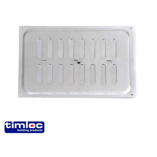 TIMLOC HIT & MISS VENT 9 x 6" ALUMINIUM 1221A