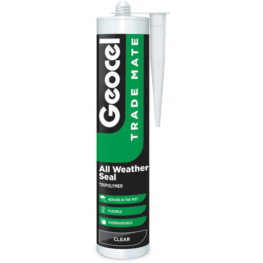 GEOCEL ALL WEATHER MATE SILICONE SEALANT 310ml CLEAR 6001570/C05