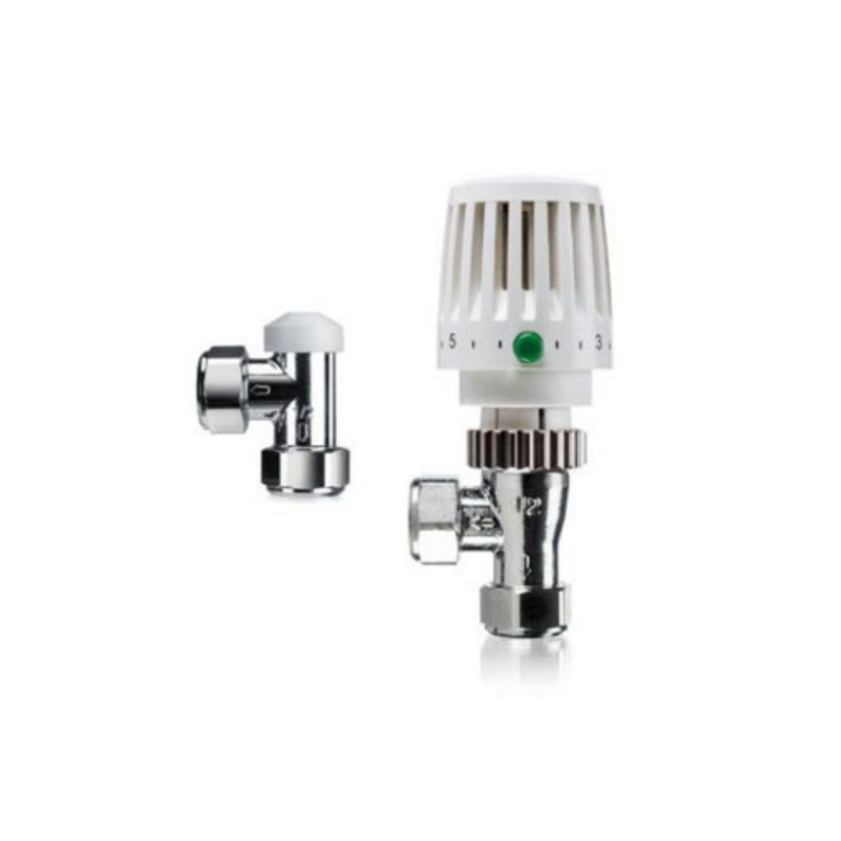 HONEYWELL VALENCIA TRADITIONAL RADIATOR VALVE TRV & LSV PACK ANGLED 15mm VTL120-15A