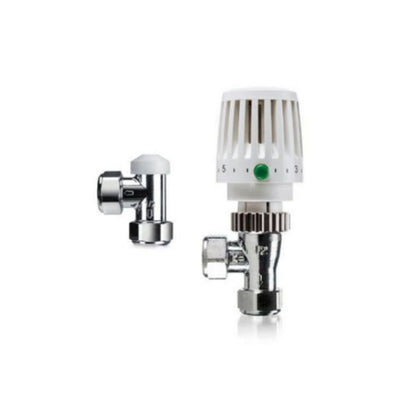 HONEYWELL VALENCIA TRADITIONAL RADIATOR VALVE TRV & LSV PACK ANGLED 15mm VTL120-15A