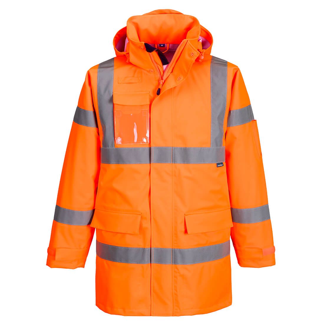 Hi-Vis Extreme Rain Jacket (3L), 4XL, R, Orange