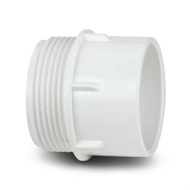 POLYPIPE MUPVC SOCKET x MI CONNECTOR 40mm MU222 MU222W WHITE